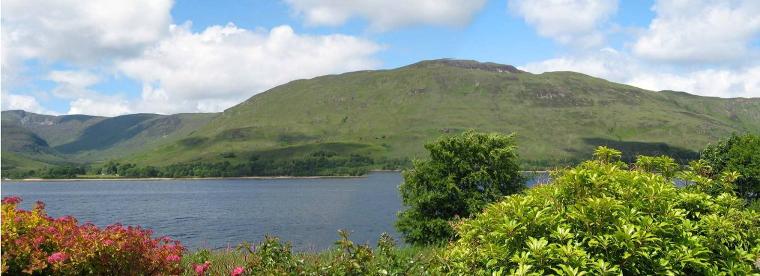 The view from Torlinnhe Guest House in Fort William
